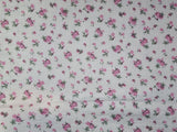 Petite Rose Flower Patterned Double Gauze Fabric made in Korea by the Yard 36" x 59" or 90 x 150cm