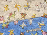 Japanese Animation Digital Monster Digimon Adventure Oxford Fabric made in Japan