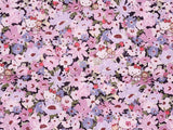 Liberty Tana Lawn 三麗鷗 Hello Kitty 花朵布料日本印花 FQ 45 公分 x 53 公分或 18 英寸 x 21 英寸