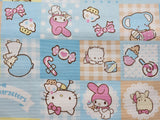 Sanrio Characters Comic Block Patchwork Oxford Licensed Fabric printed in Japan by the Half Yard