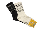 2 Pairs of Snoopy Friends Socks Half-Crew Socks Women's Sock
