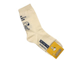 3 Pairs of Snoopy Lettering Socks Half-Crew Socks Women's Sock