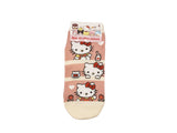 4 Pairs of Sanrio Character Ankle Socks Stacked Design Women's Sock