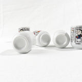 Korean Traditional Soju Shot Glasses Hangul Hunminjeongeum Pattern Set of 5
