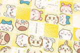 Chiikawa Square Patch Yellow Oxford Licensed Fabric printed in Japan by the Half Yard