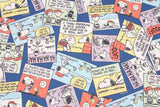Snoopy Peanuts Comic Cut Polyester 55"(140cm)width Fabric by the Half Yard