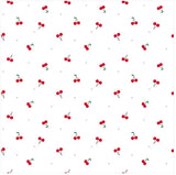 Fruit Cherry Patterned Fabric made in Korea by the Half Yard