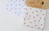 Fruit Cherry Patterned Fabric made in Korea by the Half Yard