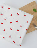 Fruit Cherry Patterned Fabric made in Korea by the Half Yard