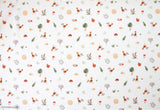 Cute Baby Bird Patterned 30s Organic Fabric made in Korea by the Half Yard