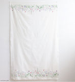 Border Designed Wild Flower Patterned Fabric made in Korea by the Half Yard