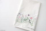 Border Designed Wild Flower Patterned Fabric made in Korea by the Half Yard