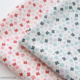 Pretty Small Flowers Floral Patterned Fabric DTP printed in Korea by the Half Yard
