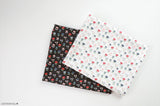 Petite Floral Tulip Patterned Fabric Cotton made in Korea by the Half Yard