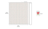 Petite Floral Tulip Patterned Fabric Cotton made in Korea by the Half Yard