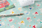 Candy Cat Lovely Kitten Patterned Fabric made in Korea by the Half Yard