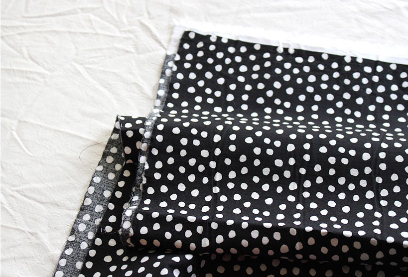 Real Dot Patterned Fabric 40s made in Korea by the Yard 36" x 55" or 90 x 140cm