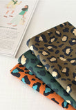 Vivid Leopard Patterned Fabric DTP printed in Korea by the Half Yard