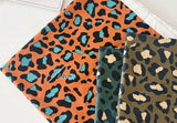 Vivid Leopard Patterned Fabric DTP printed in Korea by the Half Yard