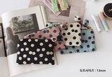 Medium Size Dot Patterned Fabric printed in Korea by the Half Yard