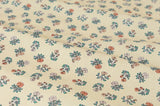 Flower Block Rose Stamp Patterned Fabric made in Korea by the Half Yard