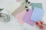 Both Sided Corduroy Heart Quilted Fabric made in Korea by the Yard 36" x 59" or 90 x 150cm