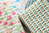Cotton 30s Stripe Quilted Fabric made in Korea by the Yard 36" x 57" or 90 x 145cm