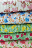 Cotton 30s Stripe Quilted Fabric made in Korea by the Yard 36" x 57" or 90 x 145cm