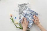 Toile de Jouy Microfiber TPU Laminated Water proof Fabric made in Korea by the Yard