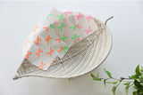Neon Colored Ribbon & Solid Patterned 60s Cotton Nylon Fabric made in Korea by the Yard