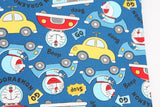I am Doraemon Car Driving Oxford Licensed Fabric printed in Japan by the Half Yard