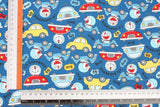 I am Doraemon Car Driving Oxford Licensed Fabric printed in Japan by the Half Yard