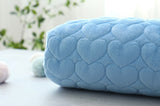 Soft Velour Microfiber Heart Patterned Nubi Quilted Fabric made in Korea by the Half Yard 18" x 59"