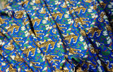 Korean Traditional Art Folk Painting Derpy Tiger Magpie Patterned Cotton Fabric made in Korea by the Half Yard