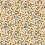 Korean Traditional Cultural Heritage Patterned Cotton Fabric made in Korea by the Half Yard