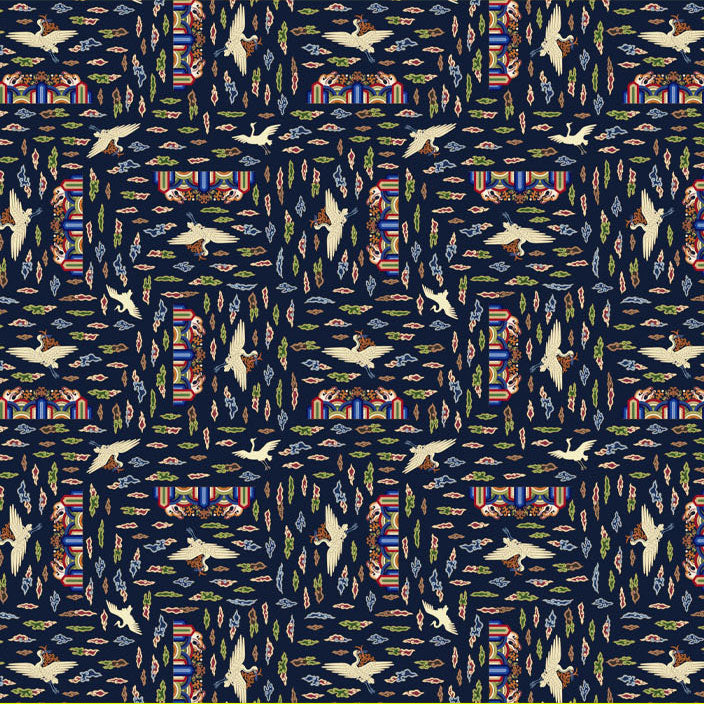 韓國傳統六角形螺鑿 Jagae 圖案棉織品韓國製造半碼