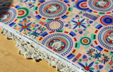 Korean Traditional Phoenix Royal Cloth Patterned Cotton Fabric made in Korea by the Half Yard