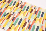 Colorful Palette Patterned 40s Fabric made in Korea by the Yard 36" x 58" or 90 x 145cm