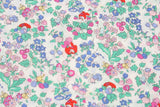 Liberty Tana Lawn 三麗鷗 Hello Kitty 花朵布料日本印花 FQ 45 公分 x 53 公分或 18 英寸 x 21 英寸