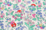 Liberty Tana Lawn 三麗鷗 Hello Kitty 花朵布料日本印花 FQ 45 公分 x 53 公分或 18 英寸 x 21 英寸