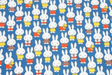 Miffy Navy Oxford Licensed Fabric printed in Japan by the Half Yard