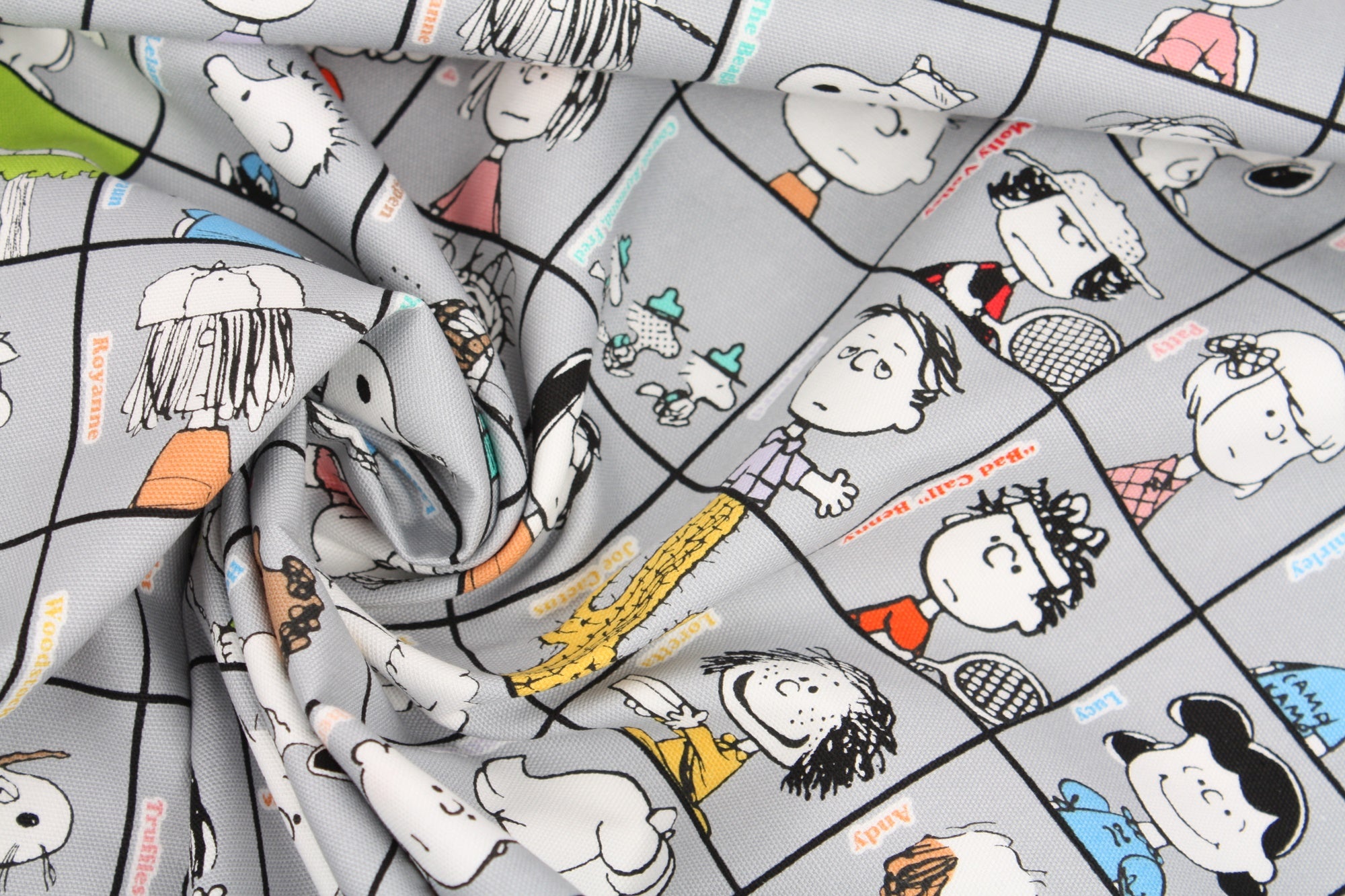Snoopy Peanuts 75th Anniversary All Stars Oxford Fabric