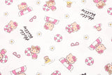 Sanrio Hello Kitty Summer Vacation Oxford Licensed Fabric printed in Japan by the Half Yard