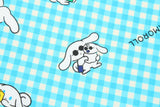 Sanrio Cinnamorll Gingham Check Oxford Licensed Fabric printed in Japan by the Half Yard