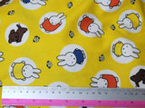 Miffy Dot Oxford Licensed Fabric printed in Japan by the Half Yard