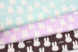 Miffy Face Oxford Licensed Fabric printed in Japan by the Half Yard
