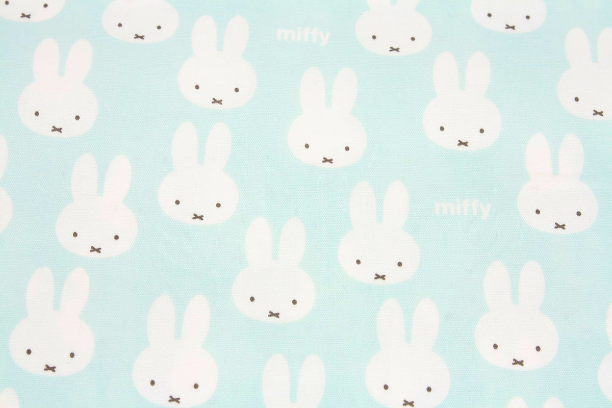 Miffy Face Oxford Licensed Fabric printed in Japan by the Half Yard