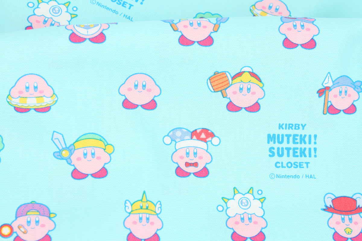 Nintendo Kirby Oxford Licensed Fabric printed in Japan by the Half Yard