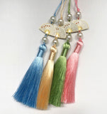Korean Traditional Tassels Fan Pendant Norigae Hanbok Accessory Korean Gift