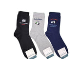 3 Pairs of Animal Panda Patterned Socks Half-Crew Socks Men's Sock